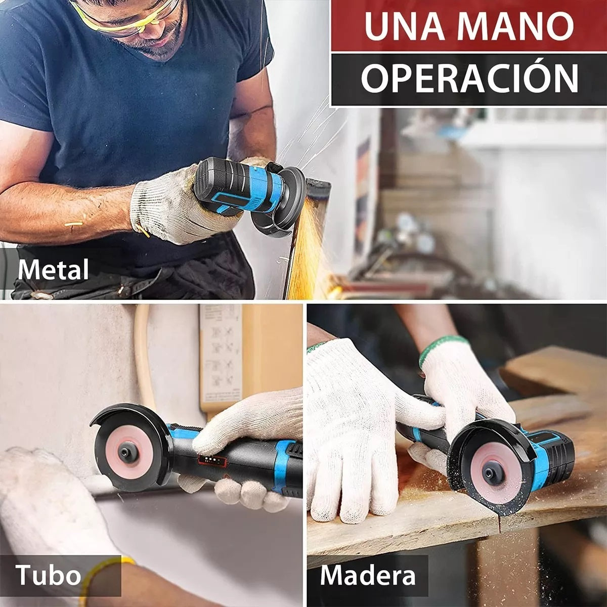 AMOLADORA BRUSHLESS A BATERIA 125MM 20V