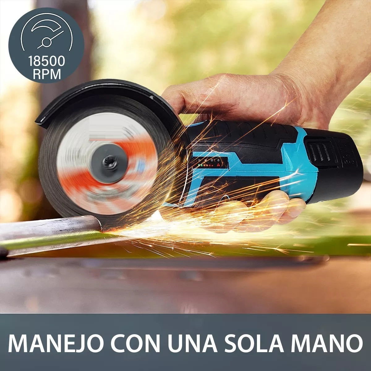 AMOLADORA BRUSHLESS A BATERIA 125MM 20V