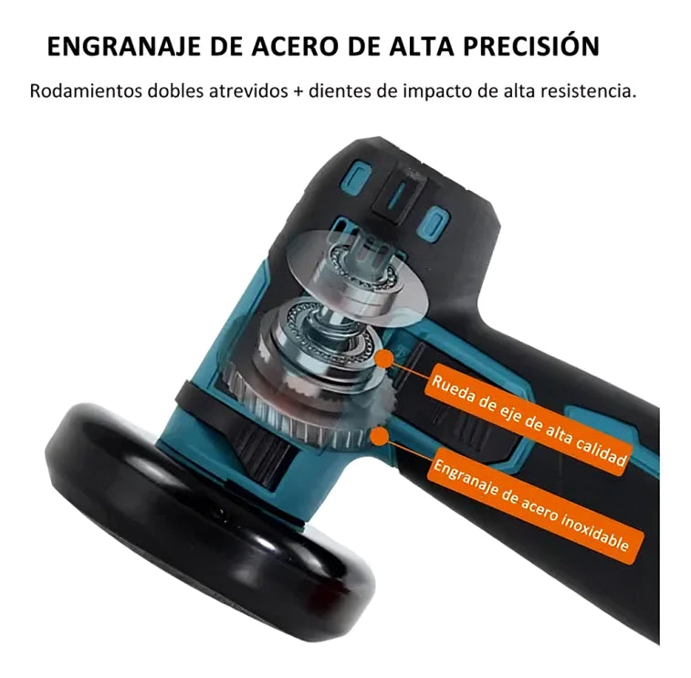 AMOLADORA BRUSHLESS A BATERIA 125MM 20V